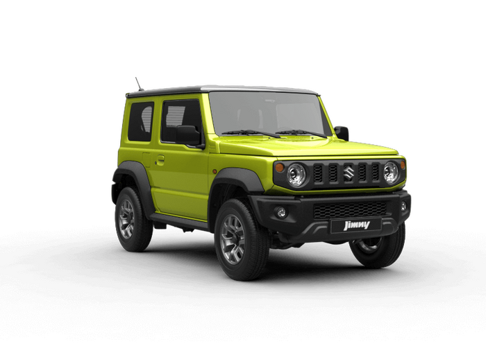 Suzuki All New Jimny Kinetic Yellow + Bluish Black Pearl